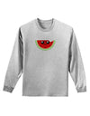 Unimpressed Watermelon Adult Long Sleeve Shirt-Long Sleeve Shirt-TooLoud-AshGray-Small-Davson Sales