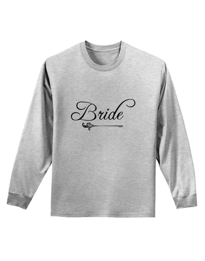 TooLoud Bride Adult Long Sleeve Shirt-Long Sleeve Shirt-TooLoud-AshGray-Small-Davson Sales