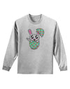 Bunny Hatching From Egg Adult Long Sleeve Shirt-Long Sleeve Shirt-TooLoud-AshGray-Small-Davson Sales