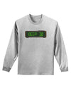 Beer 30 - Digital Clock Adult Long Sleeve Shirt by TooLoud-Long Sleeve Shirt-TooLoud-AshGray-Small-Davson Sales