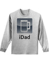 iDad Beer Adult Long Sleeve Shirt-Long Sleeve Shirt-TooLoud-AshGray-Small-Davson Sales