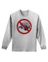 No Lionfish Adult Long Sleeve Shirt-Long Sleeve Shirt-TooLoud-AshGray-Small-Davson Sales