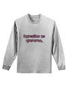 Imposible No Quererte Adult Long Sleeve Shirt by TooLoud-Long Sleeve Shirt-TooLoud-AshGray-Small-Davson Sales