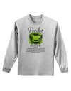 Birthstone Peridot Adult Long Sleeve Shirt-Long Sleeve Shirt-TooLoud-AshGray-Small-Davson Sales