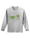 Cute Tequila Shot and Lime - Made For Each Other Adult Long Sleeve Shirt by TooLoud-Long Sleeve Shirt-TooLoud-AshGray-Small-Davson Sales