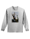 CO Mountain Scenery Watercolor Adult Long Sleeve Shirt-Long Sleeve Shirt-TooLoud-AshGray-Small-Davson Sales