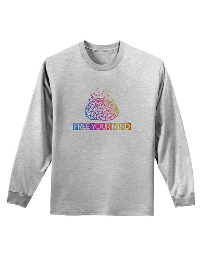 Free Your Mind Adult Long Sleeve Shirt-Long Sleeve Shirt-TooLoud-AshGray-Small-Davson Sales