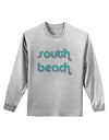 South Beach Color Scheme Design Adult Long Sleeve Shirt by TooLoud-Long Sleeve Shirt-TooLoud-AshGray-Small-Davson Sales