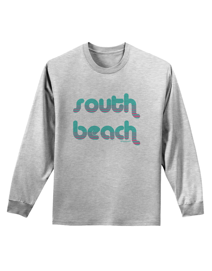 South Beach Color Scheme Design Adult Long Sleeve Shirt by TooLoud-Long Sleeve Shirt-TooLoud-White-Small-Davson Sales