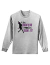 Ride It Purple Adult Long Sleeve Shirt-Long Sleeve Shirt-TooLoud-AshGray-Small-Davson Sales