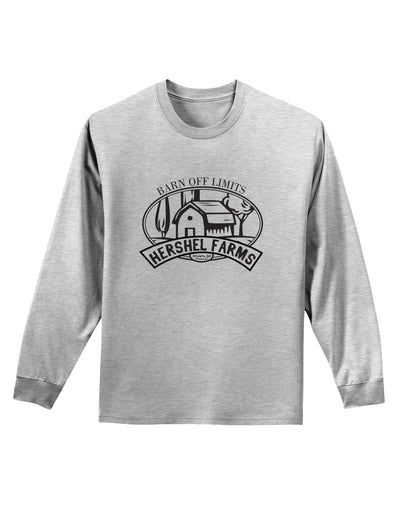 Hershel Farms Adult Long Sleeve Shirt by TooLoud-TooLoud-AshGray-Small-Davson Sales
