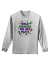 Only Veggies On My Plate Adult Long Sleeve Shirt-Long Sleeve Shirt-TooLoud-AshGray-Small-Davson Sales