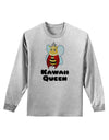 Kawaii Queen Queen Bee Adult Long Sleeve Shirt-Long Sleeve Shirt-TooLoud-AshGray-Small-Davson Sales