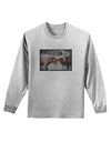 CO Bighorn Head Butt Desaturated Adult Long Sleeve Shirt-Long Sleeve Shirt-TooLoud-AshGray-Small-Davson Sales