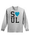 Matching Soulmate Design - Soul - Blue Adult Long Sleeve Shirt by TooLoud-Long Sleeve Shirt-TooLoud-AshGray-Small-Davson Sales