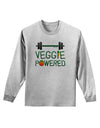 TooLoud Veggie Powered Adult Long Sleeve Shirt-Long Sleeve Shirt-TooLoud-AshGray-Small-Davson Sales