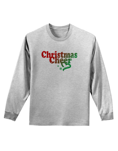 Christmas Cheer Color Adult Long Sleeve Shirt-Long Sleeve Shirt-TooLoud-AshGray-Small-Davson Sales