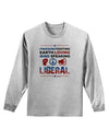 Freedom Fighting Liberal Adult Long Sleeve Shirt-Long Sleeve Shirt-TooLoud-AshGray-Small-Davson Sales