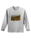 Colorado Postcard Gentle Sunrise Adult Long Sleeve Shirt by-Long Sleeve Shirt-TooLoud-AshGray-Small-Davson Sales