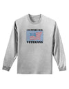 Support Our Veterans Adult Long Sleeve Shirt-Long Sleeve Shirt-TooLoud-AshGray-Small-Davson Sales