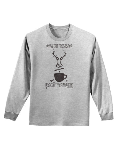 Espresso Patronum Adult Long Sleeve Shirt-Long Sleeve Shirt-TooLoud-AshGray-Small-Davson Sales