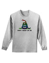 LGBT Freedom Rainbow Don't Tread on Me Adult Long Sleeve Shirt-Long Sleeve Shirt-TooLoud-AshGray-Small-Davson Sales