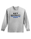 Net Neutrality Adult Long Sleeve Shirt-Long Sleeve Shirt-TooLoud-AshGray-Small-Davson Sales