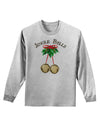 Jingle Bells Adult Long Sleeve Shirt by-Long Sleeve Shirt-TooLoud-AshGray-Small-Davson Sales