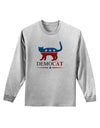 DemoCAT Adult Long Sleeve Shirt-Long Sleeve Shirt-TooLoud-AshGray-Small-Davson Sales