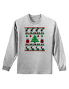 Tree with Gifts Ugly Christmas Sweater Adult Long Sleeve Shirt-Long Sleeve Shirt-TooLoud-AshGray-Small-Davson Sales