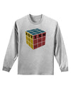 Autism Awareness - Cube Color Adult Long Sleeve Shirt-Long Sleeve Shirt-TooLoud-AshGray-Small-Davson Sales
