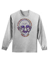 TooLoud No one can hurt me without my permission Ghandi Adult Long Sleeve Shirt-Long Sleeve Shirt-TooLoud-AshGray-Small-Davson Sales