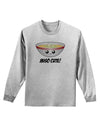 Miso Cute - Cute Miso Soup Bowl Adult Long Sleeve Shirt by TooLoud-Long Sleeve Shirt-TooLoud-AshGray-Small-Davson Sales