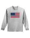 American Flag - Marijuana Leaf Adult Long Sleeve Shirt-Long Sleeve Shirt-TooLoud-AshGray-Small-Davson Sales