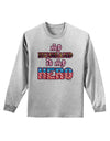 My Husband is My Hero - Armed Forces Adult Long Sleeve Shirt by TooLoud-Long Sleeve Shirt-TooLoud-AshGray-Small-Davson Sales