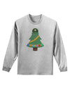 Christmas Tree Armed Design Adult Long Sleeve Shirt-Long Sleeve Shirt-TooLoud-AshGray-Small-Davson Sales