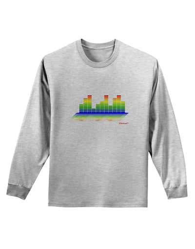 Equalizer Bars Design Adult Long Sleeve Shirt by TooLoud-Long Sleeve Shirt-TooLoud-AshGray-Small-Davson Sales