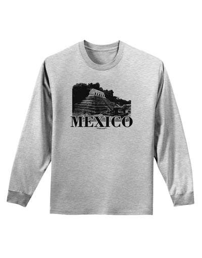 Mexico - Temple No 2 Adult Long Sleeve Shirt-Long Sleeve Shirt-TooLoud-AshGray-Small-Davson Sales