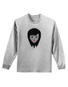 Cute Pixel Vampire Female Adult Long Sleeve Shirt-Long Sleeve Shirt-TooLoud-AshGray-Small-Davson Sales