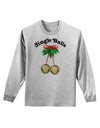 Jingle Balls with Text Adult Long Sleeve Shirt-Long Sleeve Shirt-TooLoud-AshGray-Small-Davson Sales