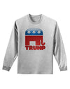 Trump Bubble Symbol Adult Long Sleeve Shirt-Long Sleeve Shirt-TooLoud-AshGray-Small-Davson Sales