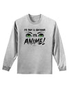 Not A Cartoon Eyes Green Adult Long Sleeve Shirt-Long Sleeve Shirt-TooLoud-AshGray-Small-Davson Sales