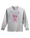 Cute Abominable Snowman Girl Yeti - Christmas Adult Long Sleeve Shirt-Long Sleeve Shirt-TooLoud-AshGray-Small-Davson Sales