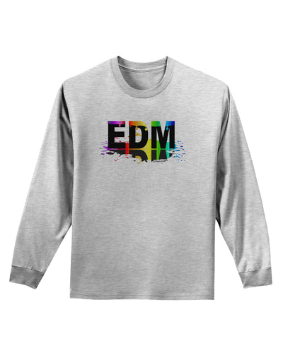 Paint EDM Adult Long Sleeve Shirt-Long Sleeve Shirt-TooLoud-AshGray-Small-Davson Sales