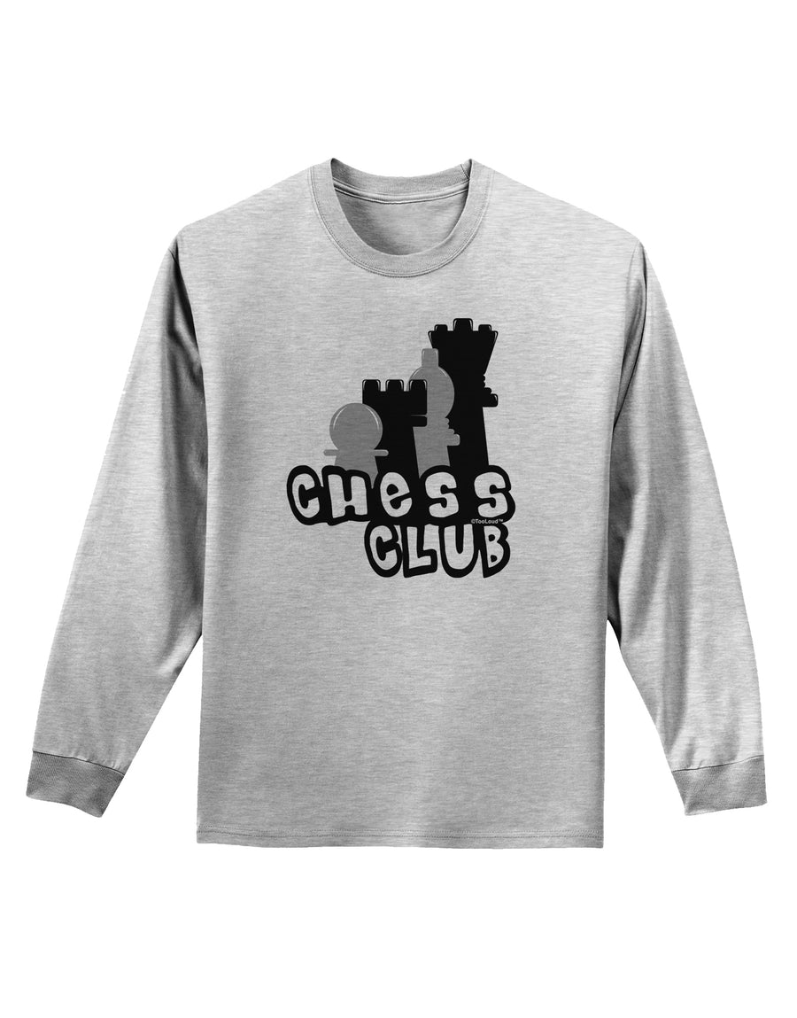 Chess Club Adult Long Sleeve Shirt by TooLoud-Long Sleeve Shirt-TooLoud-White-Small-Davson Sales