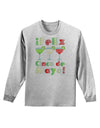 Margaritas - Mexican Flag Colors - Feliz Cinco de Mayo Adult Long Sleeve Shirt by TooLoud-Long Sleeve Shirt-TooLoud-AshGray-Small-Davson Sales