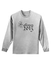 Halloween Current Year Script Distressed Adult Long Sleeve Shirt-Long Sleeve Shirt-TooLoud-AshGray-Small-Davson Sales