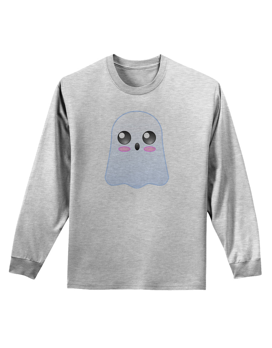 Gabe the Cute Ghost - Halloween Adult Long Sleeve Shirt-Long Sleeve Shirt-TooLoud-White-Small-Davson Sales