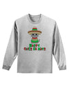 Happy Cinco de Mayo Cat Adult Long Sleeve Shirt by TooLoud-Long Sleeve Shirt-TooLoud-AshGray-Small-Davson Sales