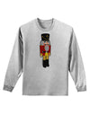 Festive Nutcracker - No Text Adult Long Sleeve Shirt by-Long Sleeve Shirt-TooLoud-AshGray-Small-Davson Sales